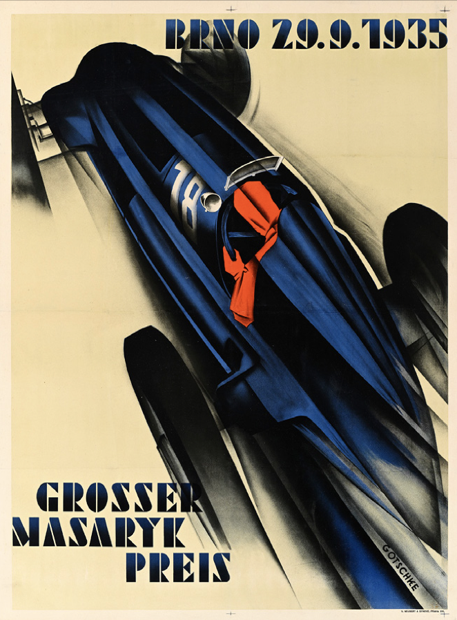 Affiche Grosser Masaryk Preis, Walter Gotschke, 1935